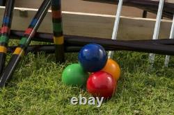 Royal York Boxed Quality Adults Croquet Set with Birch Wood Mallets