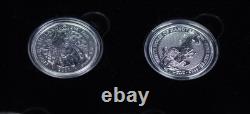 SILVER QUEEN'S BEASTS 2oz 11 COINS FULL SET -10+COMPLETER-IN WOODEN BOX