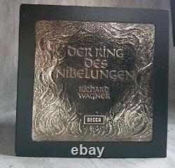SOLTI WAGNER Der Ring Des Nibelungen 1st UK DECCA DELUXE WOODEN BOX SET 1-22