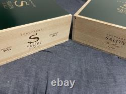 Salon Wooden Box Set Of 2, With Booklet, One Small Scratches