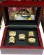 San Francisco 49ers Super Bowl 5 Ring Set With Wooden Box. Montana Rice Young