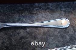 Sanders and Bowers 6 Person Stainless Steel Cutlery Set in wooden box vintage