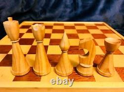 Schachspiel MCM Wooden Chess Set WithBox 3.5 King