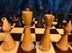 Schachspiel MCM Wooden Chess Set WithBox 3.5 King