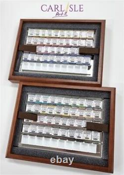 Schmincke Horadam Watercolour Anniversary Edition Wooden Box Set of 80 Half-pans