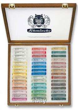 Schmincke Soft Pastel Set 45 Colours Wooden Presentation Box Set