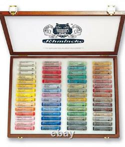 Schmincke Soft Pastel Set 60 Colours Wooden Presentation Box Set