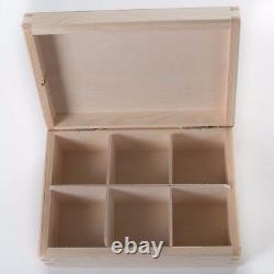 Selection Of Wooden Tea Boxes / Wood Box Container With Compartments Sections