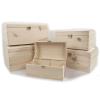 Selection Of Treasure Chest Memo Storage Boxes / Unpainted Pine / Various Sizes