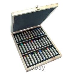 Sennelier 36 Assorted Oil Pastel Wooden Box Set. Professional Artists Pastels