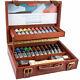 Sennelier Artist Professional Oil Paint Wooden Box Set 22x40ml Tubes +accesories