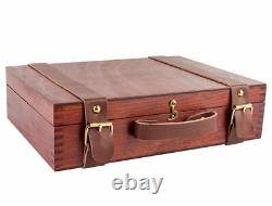Sennelier Artist Professional Oil Paint Wooden Box Set 22x40ml Tubes +Accesories