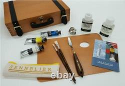 Sennelier Artists' Oils Wooden Box Set