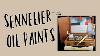 Sennelier Oil Paint Set Unboxing Wooden Box Set
