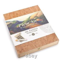 Sennelier Oil Pastel Wooden Box Set 36 Landscape Colours Plein Air