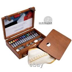 Sennelier Professional Wooden Box Paint Set Artists Oils 15x21ml