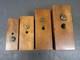 Set 4 Wooden Screw Box 1/8 1/4 3/8 1/2 Thread Cutter Vintage Tools By Buck