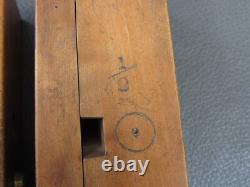 Set 4 wooden screw box 1/8 1/4 3/8 1/2 thread cutter vintage tools by Buck