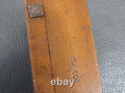 Set 4 wooden screw box 1/8 1/4 3/8 1/2 thread cutter vintage tools by Buck