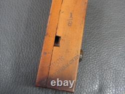 Set 4 wooden screw box 1/8 1/4 3/8 1/2 thread cutter vintage tools by Buck