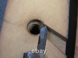 Set 4 wooden screw box 1/8 1/4 3/8 1/2 thread cutter vintage tools by Buck