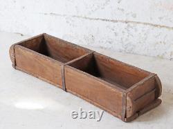 Set Of 10 Vintage Double Brick Moulds Small Open Storage Box