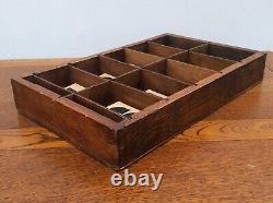 Set Of 231 Vintage Cardboard Hymn Board Numbers In Wooden Box