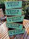 Set Of 5 Vintage Style Waxed Wooden Boxes Fortnum & Mason Shabby Chic