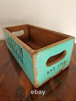 Set Of 5 Vintage Style Waxed Wooden Boxes Fortnum & Mason Shabby Chic