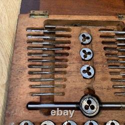 Set Of BA Taps And Dies In Wooden Box By LAL 0 10 BA