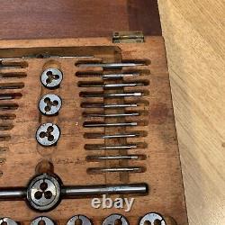 Set Of BA Taps And Dies In Wooden Box By LAL 0 10 BA