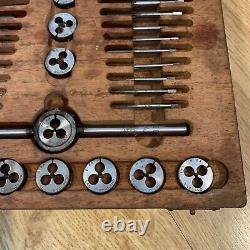 Set Of BA Taps And Dies In Wooden Box By LAL 0 10 BA