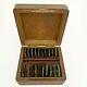 Set Of 17 Vintage L. Carpano Watchmakers Gear Cutters Tools In Wooden Box (al3)