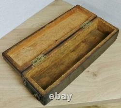 Set of 3 Antique Military Wooden Ammo Boxes