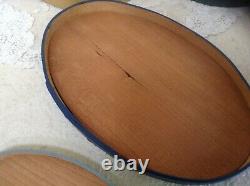 Set of 4 Fingered Oval Shaker Bentwood Graduated Boxes, Orleans Carpenters, MA