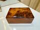 Set Of 5 Jewellery Burl Wooden Box Organizer Keepsake Storage Box Ring Box