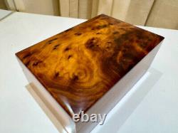 Set of 5 jewellery burl wooden box Organizer Keepsake Storage Box Ring Box