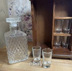 Shakespeare Fake Book Secret Decanter And Glass set In Wooden Box