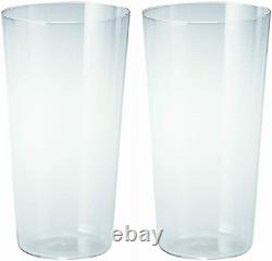 Shotoku GlASS Thin Glass Tumbler Set of 2 L Wooden Box 15217 japan NEW