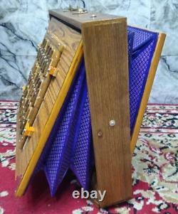 Shruti Box Professional Large with 36 Wooden Keys 3 Set Reeds Key C to B