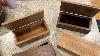 Simple Wood Boxes Jewelry Box Walnut White Oak