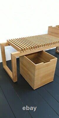 Skagerak Cutter Bench Set 2 Cutter Boxes + Wardrobe Teak Perfect Ex Display