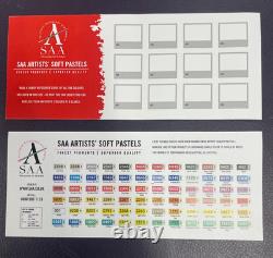 Soft Pastels Set, 4 Tray Wooden Box, Unbranded and SAA Artists new and used