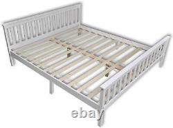 Solid Pine Wood Bed Frame All Sizes Shaker Style Wooden Bed Frame with Drawers