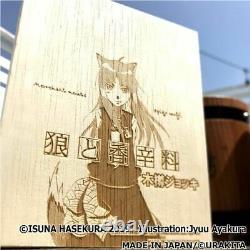 Spice and wolf Restaurant wooden barrel mug 200ml & 800ml Holo box set F/S Japan