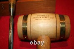 Stanley 150th Anniversary Collecto Chisel & Mallet Set In Wooden Box