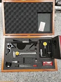 Starrett Apprentice Tool Set In Wooden Box (See Details) a-zz