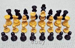 Staunton Chess Set Vintage Boxed Weighted Wooden Set