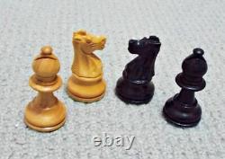 Staunton Chess Set Vintage Boxed Weighted Wooden Set