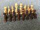 Staunton Style Wooden Chess Set Vintage Weighted King 9.5 Cm Complete With Box